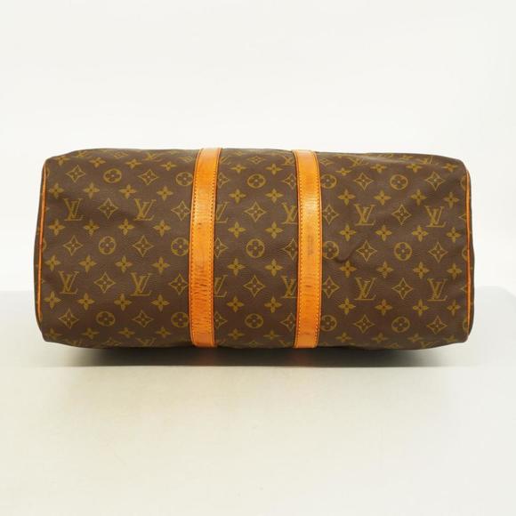 Louis Vuitton Boston Bag Monogram Keepall 45 M41428 Brown Men's Women's - Picture 3 of 16